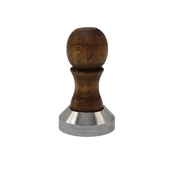 تمپر قهوه با دسته چوبی طبیعی و طراحی ارگونومیک