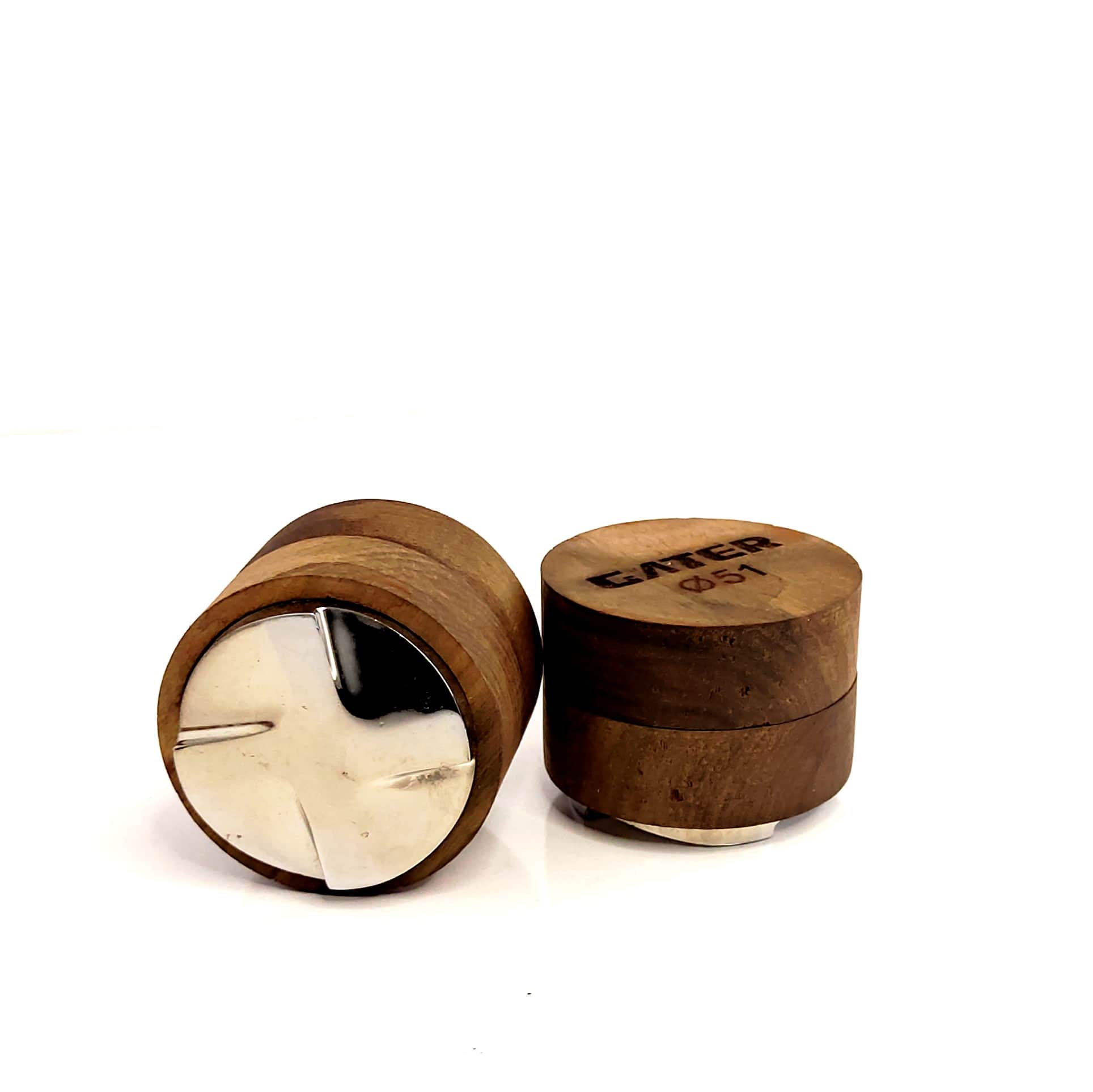 لولر قهوه تنظیم شونده مدل چوبی _ دقت، زیبایی و تعادل در هر فنجان