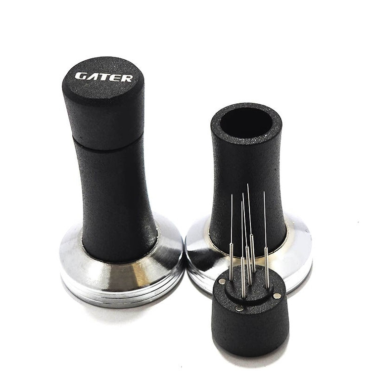 تمپر خانگی نیدل دار برای توزیع یکنواخت پودر قهوه